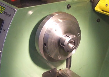 New Chuck Fitted To Lathe