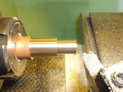 turn smaller bearing dia to 10mm