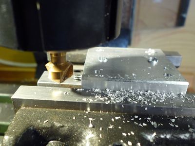 Chamfering the edge using countersink